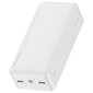 Baseus Bipow PPDML-N02 portatīvā baterija 30000 mAh / 15W / 12V / 3A balta cena un informācija | Lādētāji-akumulatori (Power bank) | 220.lv