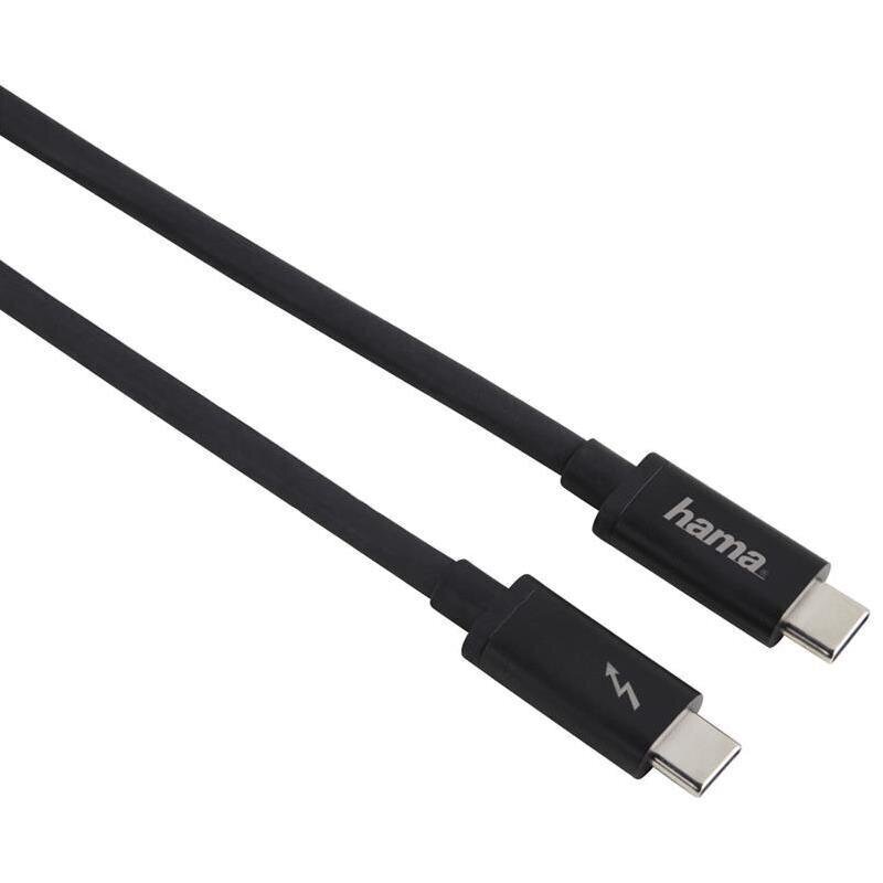 Kabelis USB-C Hama Thunderbolt 20 Gbps (1 m) цена и информация | Kabeļi un vadi | 220.lv