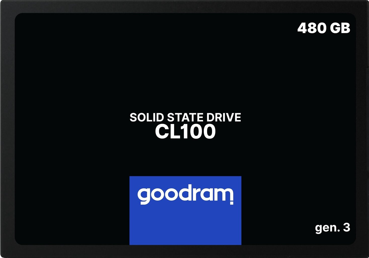 SSD Goodram CL100 Gen. 3 480GB SATA lll 2,5 cena un informācija | Iekšējie cietie diski (HDD, SSD, Hybrid) | 220.lv