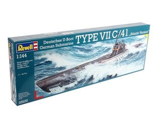 Konstruktors revell - U-Boat Typ VIIC/41, 1/144, 05100 цена и информация | Конструкторы и кубики | 220.lv