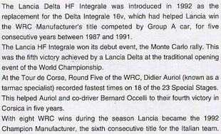 Hasegawa - Lancia Super Delta (1992 WRC Makes Champion), 1/24, 25015 цена и информация | Kонструкторы | 220.lv