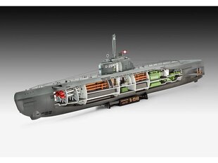 Конструктор Revell - Deutsches U-Boot/German Submarine Type XXI with interior, 1/144, 05078 цена и информация | Kонструкторы | 220.lv
