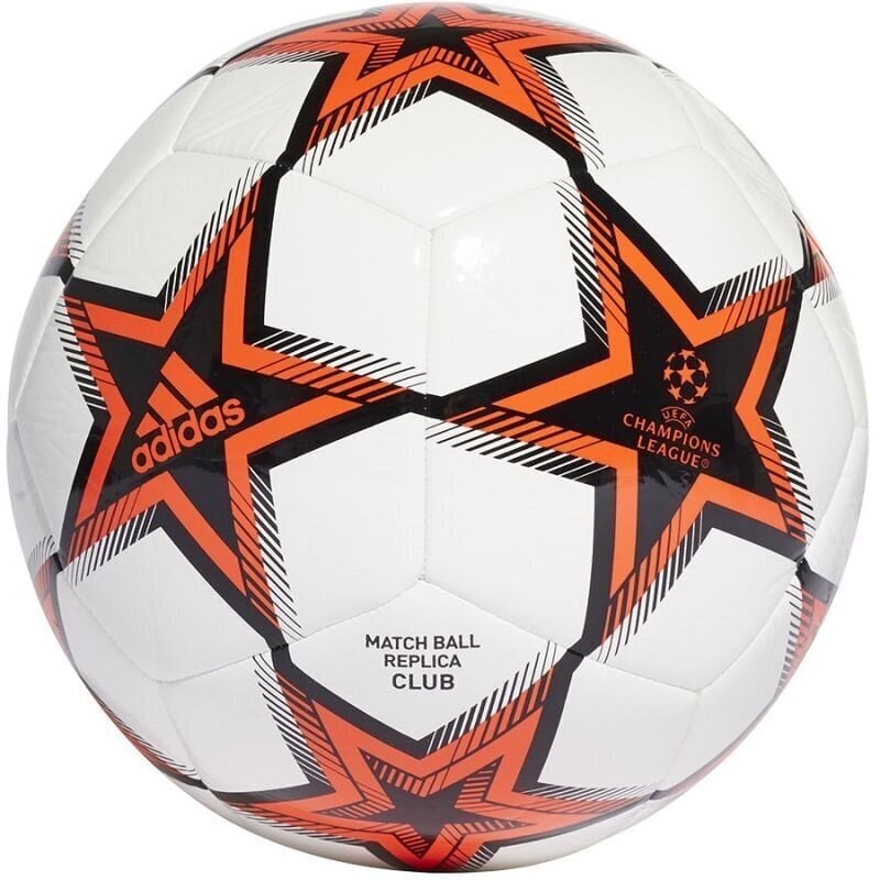 Adidas Bumbiņas Ucl Clb Ps White Orange цена и информация | Futbola bumbas | 220.lv