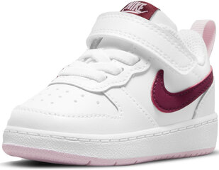 Nike Apavi Court Borough Low2 White BQ5453 120/9.5K цена и информация | Детская спортивная обувь | 220.lv