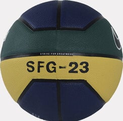 Nike Basketbola Bumbas Playground 4P L James Yellow Blue Green цена и информация | Баскетбольные мячи | 220.lv