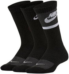 Мужские носки Nike Y Nk Everyday Cush Crew Black DA2401 903/34-38, 3 пары цена и информация | Мужские носки | 220.lv