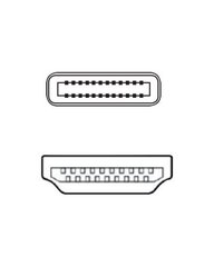 FUJITSU USB-C TO HDMI2.0 ADAPTER cena un informācija | Adapteri un USB centrmezgli | 220.lv