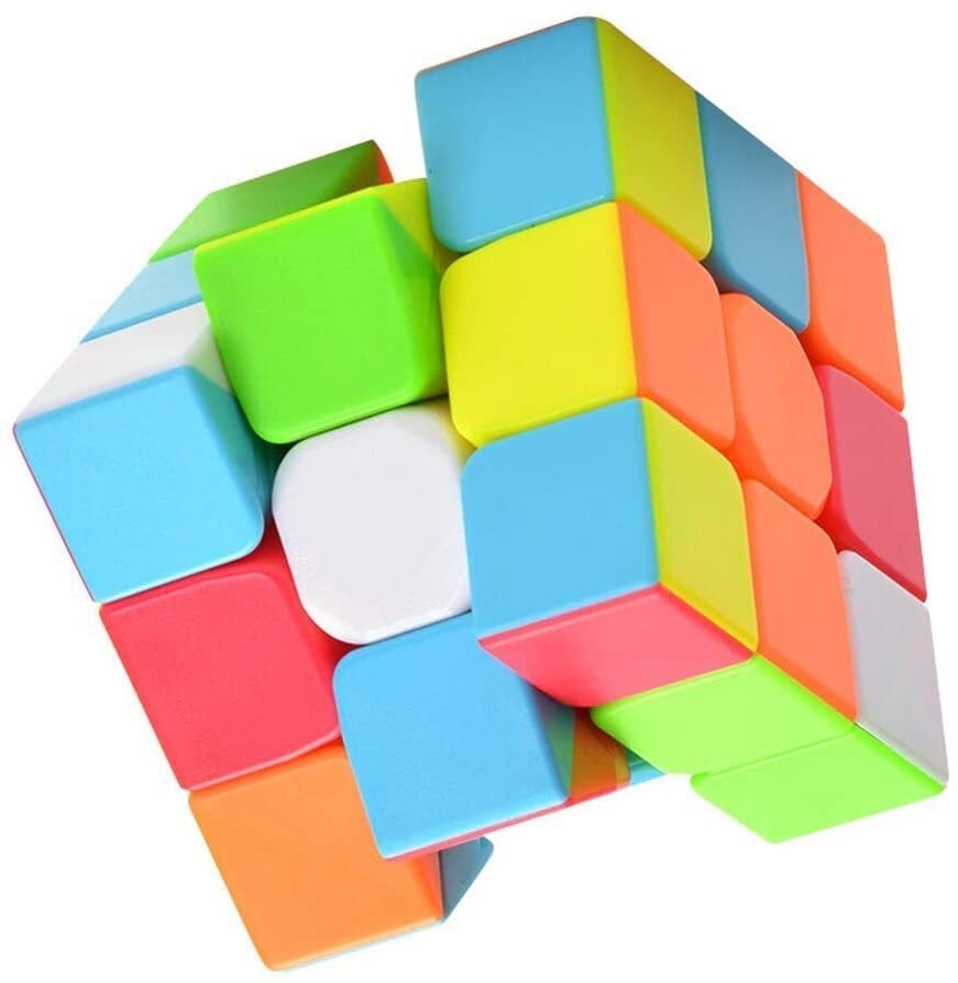 Prāta mežģis Rubika kubs, 3x3, bez uzlīmēm цена и информация | Galda spēles | 220.lv