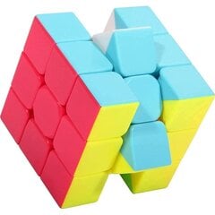 Головоломка - кубик рубика 3х3, без наклеек цена и информация | Настольные игры, головоломки | 220.lv