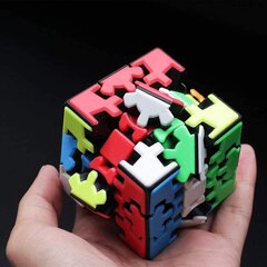 Головоломка - кубик рубика 3х3 из шестерёнок, без наклеек цена и информация | Настольная игра | 220.lv