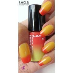 Лак Layla Thermo Polish Effect No.3 цена и информация | Лаки для ногтей, укрепители | 220.lv