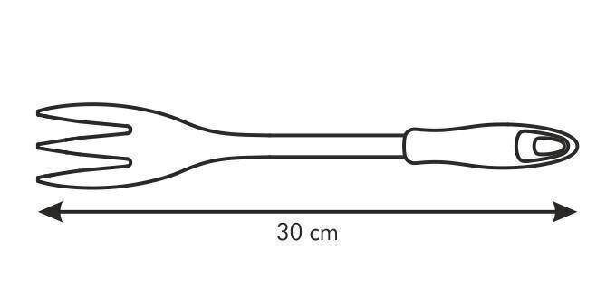 Tescoma koka dakša, 30 cm cena un informācija | Virtuves piederumi | 220.lv