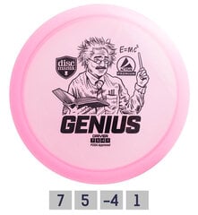 Discmania Драйвер фарватера Premium Genius 7/5/-4/1 Pink цена и информация | Диск-гольф | 220.lv