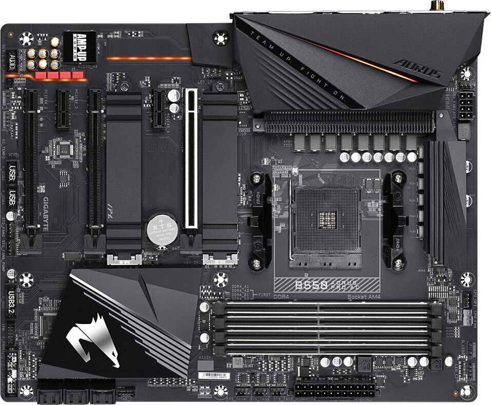 Gigabyte B550 AORUS PRO AC cena un informācija | Mātesplates | 220.lv