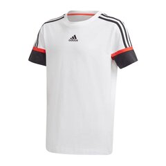 Спортивная футболка для мальчиков Adidas Bold Jr GE0904,белая цена и информация | Рубашки для мальчиков | 220.lv