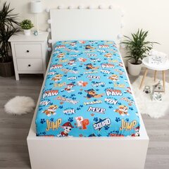 Palags ar gumiju Paw Patrol 90x200cm цена и информация | Простыни | 220.lv