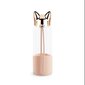 Borsilikāta stikla pudele ar rozā silikona ietvaru Cat 350 ml cena un informācija | Ūdens pudeles | 220.lv