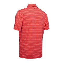 Sporta T-krekls vīriešiem Polo Under Armor Charged Cotton Scramble Stripe M 1323455-646, sarkans cena un informācija | Sporta apģērbs vīriešiem | 220.lv