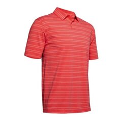 Sporta T-krekls vīriešiem Polo Under Armor Charged Cotton Scramble Stripe M 1323455-646, sarkans cena un informācija | Sporta apģērbs vīriešiem | 220.lv