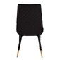 LOGAN Melns krēsls 44x44x92 cm cena un informācija | Virtuves un ēdamistabas krēsli | 220.lv