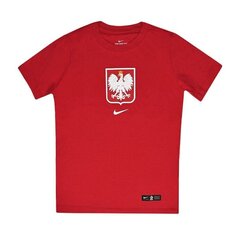Спортивная футболка Nike Poland Crest Jr CU1212 611 цена и информация | Рубашки для мальчиков | 220.lv