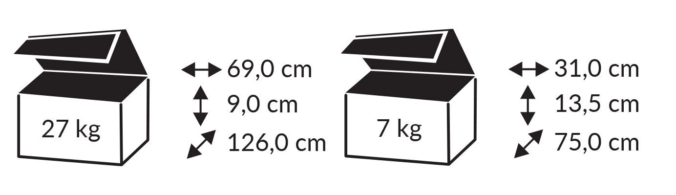 Žurnālgaldiņš Xenon Mini czarny mat czarny polysk цена и информация | Žurnālgaldiņi | 220.lv