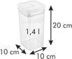Tescoma Airstop pārtikas uzglabāšanas trauks, 1.4 l cena un informācija | Trauki pārtikas uzglabāšanai | 220.lv