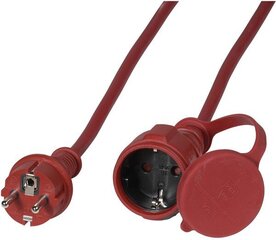 Vivanco extension cable H05RR-F 25m, red (61149) cena un informācija | Pagarinātāji | 220.lv