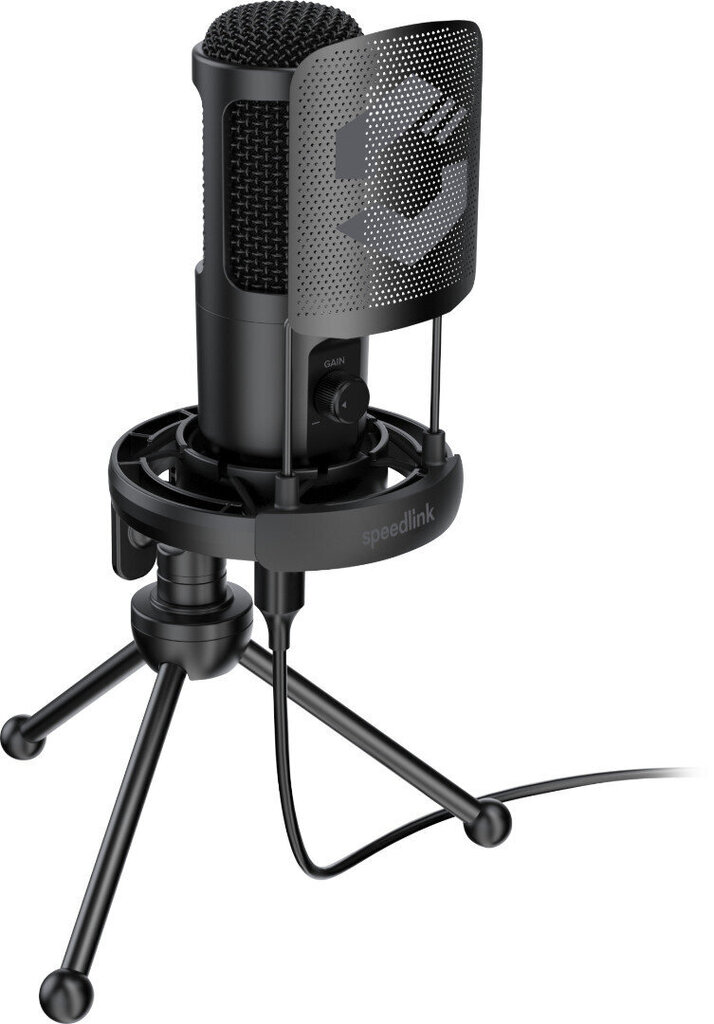 Speedlink microphone Audis Pro (SL-800013-BK) cena un informācija | Mikrofoni | 220.lv