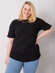 Melna plus izmēra blūze. Black XL цена и информация | Женские блузки, рубашки | 220.lv