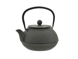 Японский чугунный чайник, серый, 0.8 л цена и информация | Чайники, кофейники | 220.lv