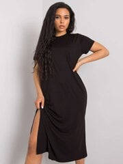 Melna plus izmēra pamata kleita. Black XXL цена и информация | Платья | 220.lv