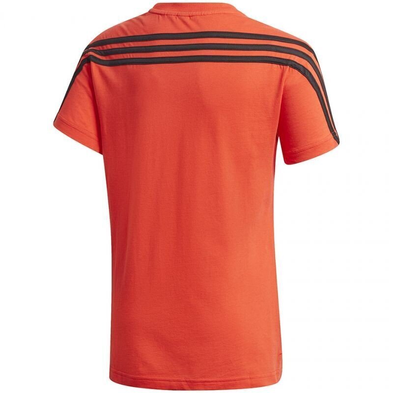 Sporta T-krekls bērniem Adidas B 3S Tee Jr GK3194, 68040, oranžs cena un informācija | Zēnu krekli | 220.lv