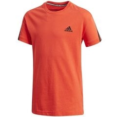 Sporta T-krekls bērniem Adidas B 3S Tee Jr GK3194, 68040, oranžs цена и информация | Рубашки для мальчиков | 220.lv