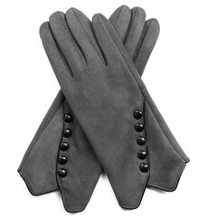 Перчатки женские PR20322P, серые цена и информация | Женские перчатки | 220.lv