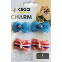 Croci Charm бантики с пряжкой, 4шт, 3.5см цена и информация | Средства по уходу за животными | 220.lv