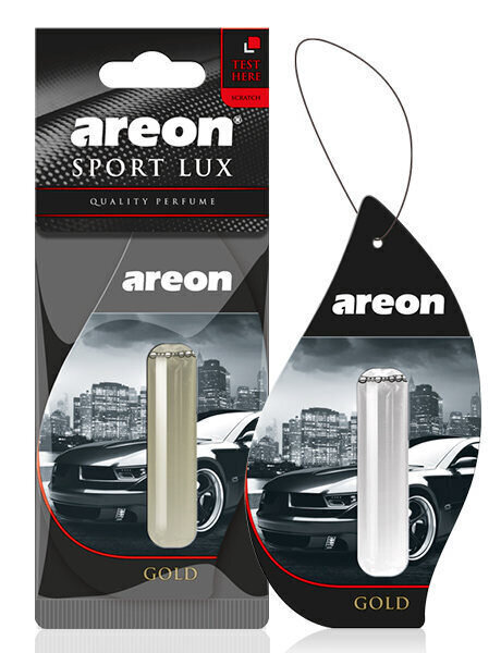 AREON Liquid Sport Lux - Gold gaisa atsvaidzinātājs, 5 ml cena un informācija | Auto gaisa atsvaidzinātāji | 220.lv