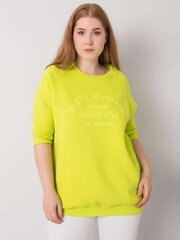 Laima zaļš dāmu plus izmēra sporta krekls. Universāls cena un informācija | Jakas sievietēm | 220.lv