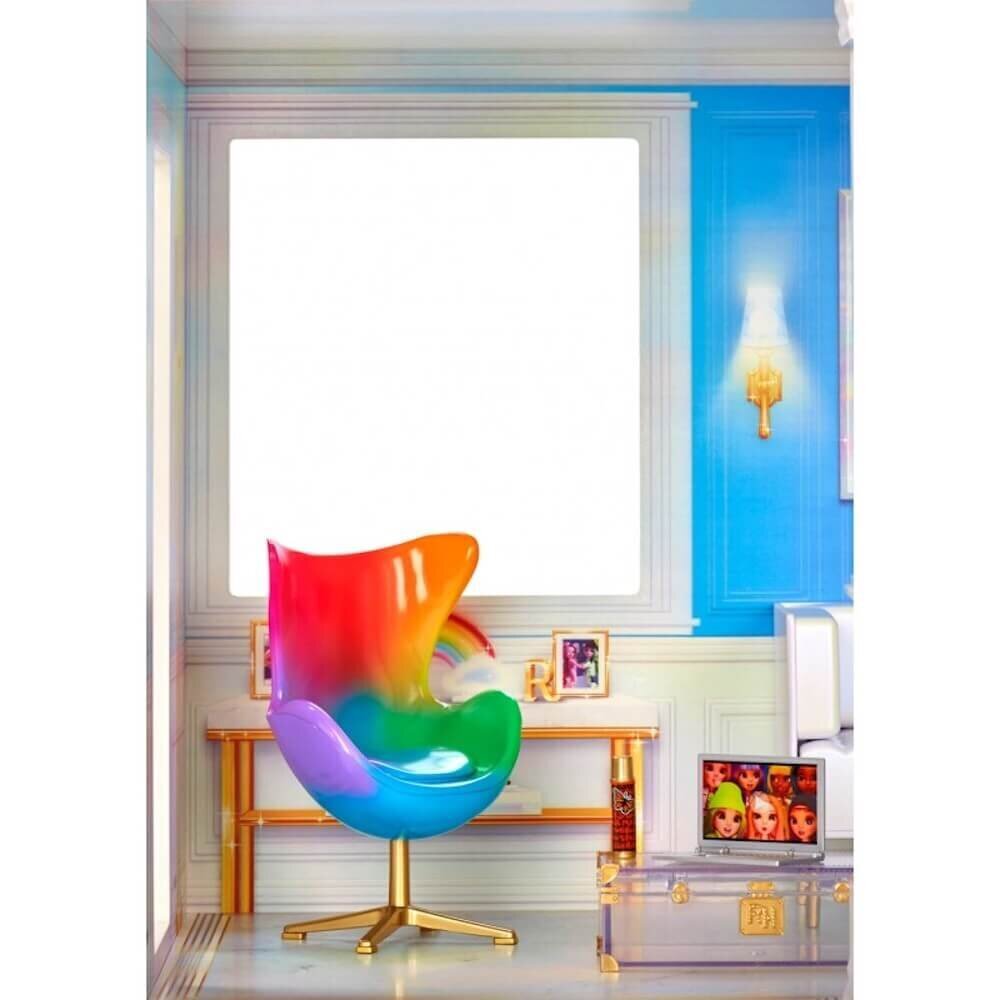 Rainbow High House - liela koka māja ar mēbelēm. 122x92 cm ar +50 piederumiem cena un informācija | Rotaļlietas meitenēm | 220.lv