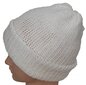 Adīta dubultā cepure, balta cena un informācija | Sieviešu cepures | 220.lv