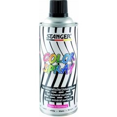 Izsmidzināma krāsa Stanger Color Spray MS 100001, 400 ml, balta cena un informācija | Modelēšanas un zīmēšanas piederumi | 220.lv