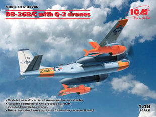 Клеящаяся модель ICM 48286 DB-26B / C с дронами Q-2 1/48 цена и информация | Склеиваемые модели | 220.lv