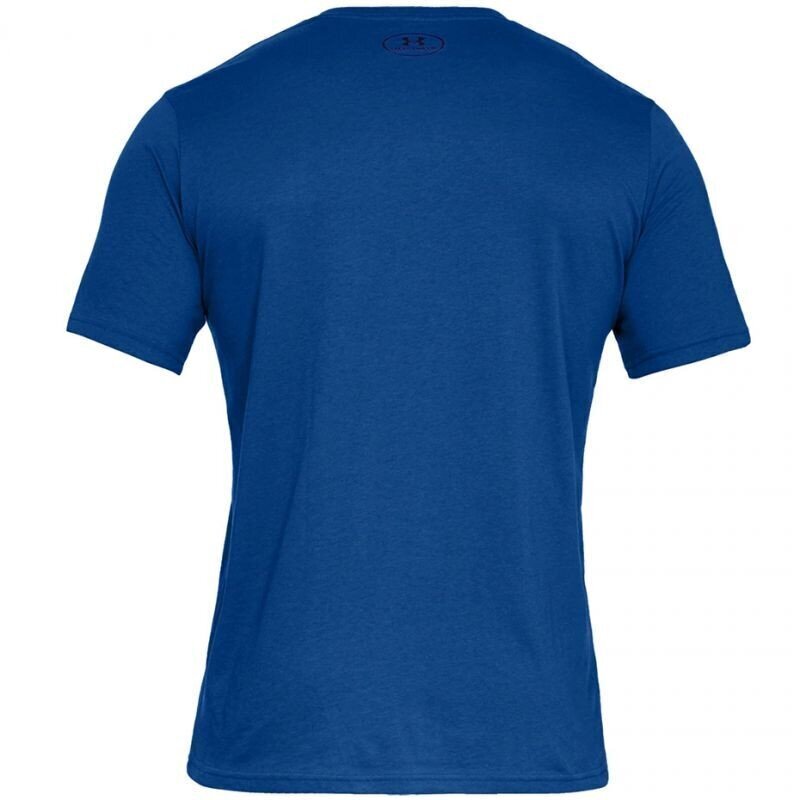 Sporta T-krekls vīriešiem Under Armor Boxed Sportstyle Ss M 1329581 400, zils cena un informācija | Sporta apģērbs vīriešiem | 220.lv