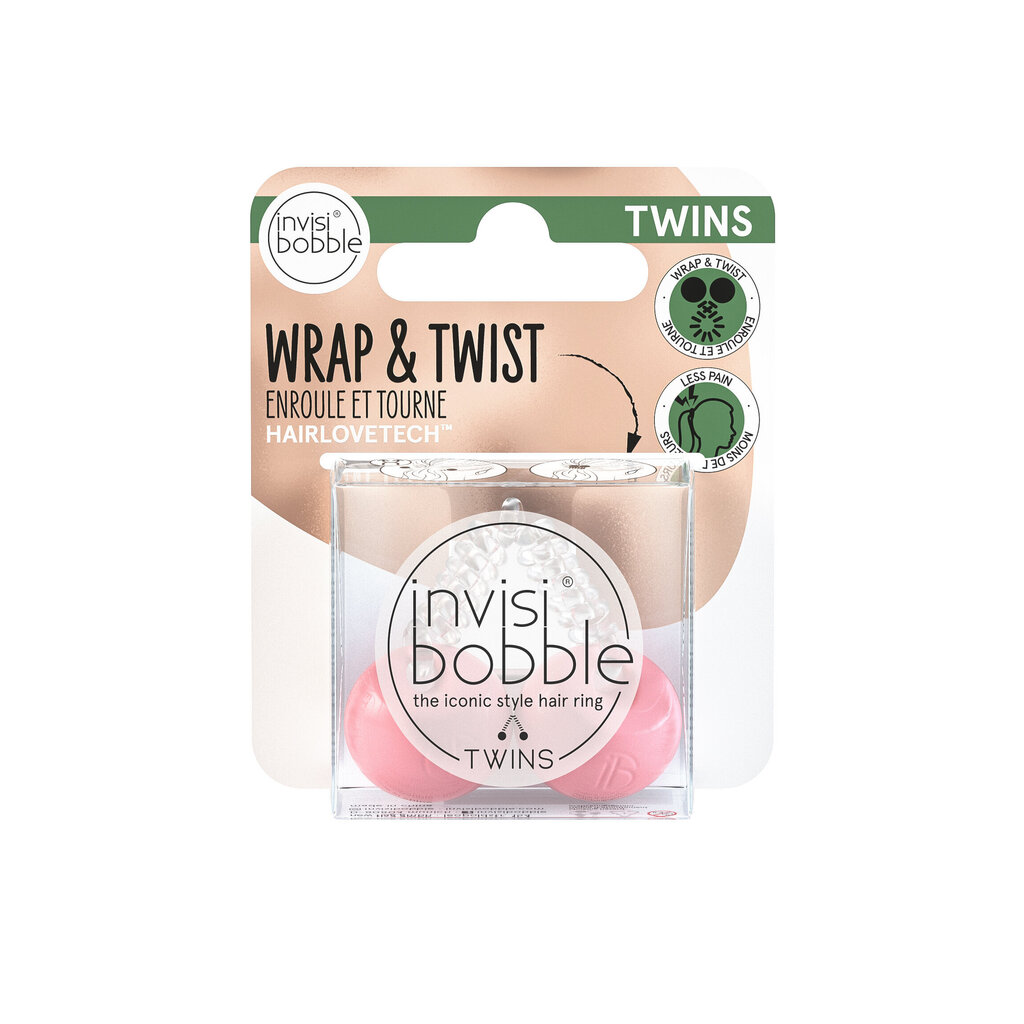 invisibobble TWINS Prima Ballerina cena un informācija | Matu aksesuāri | 220.lv