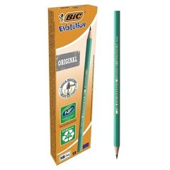 Карандаш Evolution Original HB, в пачке 12 шт 004608 цена и информация | BIC Товары для детей и младенцев | 220.lv