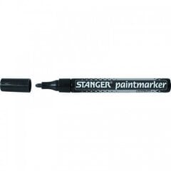 Маркер Stanger Paintmarker, 2-4 мм, 10 шт., черный цена и информация | Письменные принадлежности | 220.lv