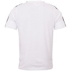 Спортивная футболка для мужчин Kappa Hanno M 308011 11-0601, белая цена и информация | Мужская спортивная одежда | 220.lv