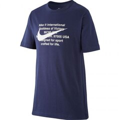 Sporta T-krekls bērniem Nike Tee Swoosh For Life Jr CT2632 451, zils цена и информация | Рубашки для мальчиков | 220.lv