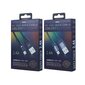 Remax Durable Nylon Braided vads, USB - Lightning, 1 m, melns cena un informācija | Savienotājkabeļi | 220.lv