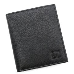 Кошелек GENUINE LEATHER 4974BLK цена и информация | Мужские кошельки | 220.lv